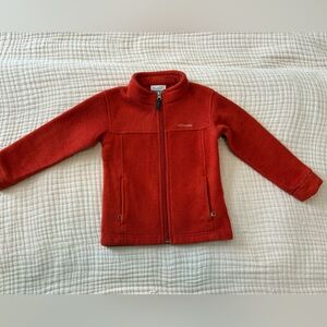 Columbia orangey-red unisex Fleece Jacket